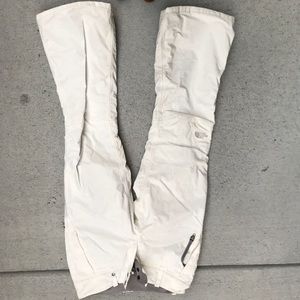 White North Face Snow Pants